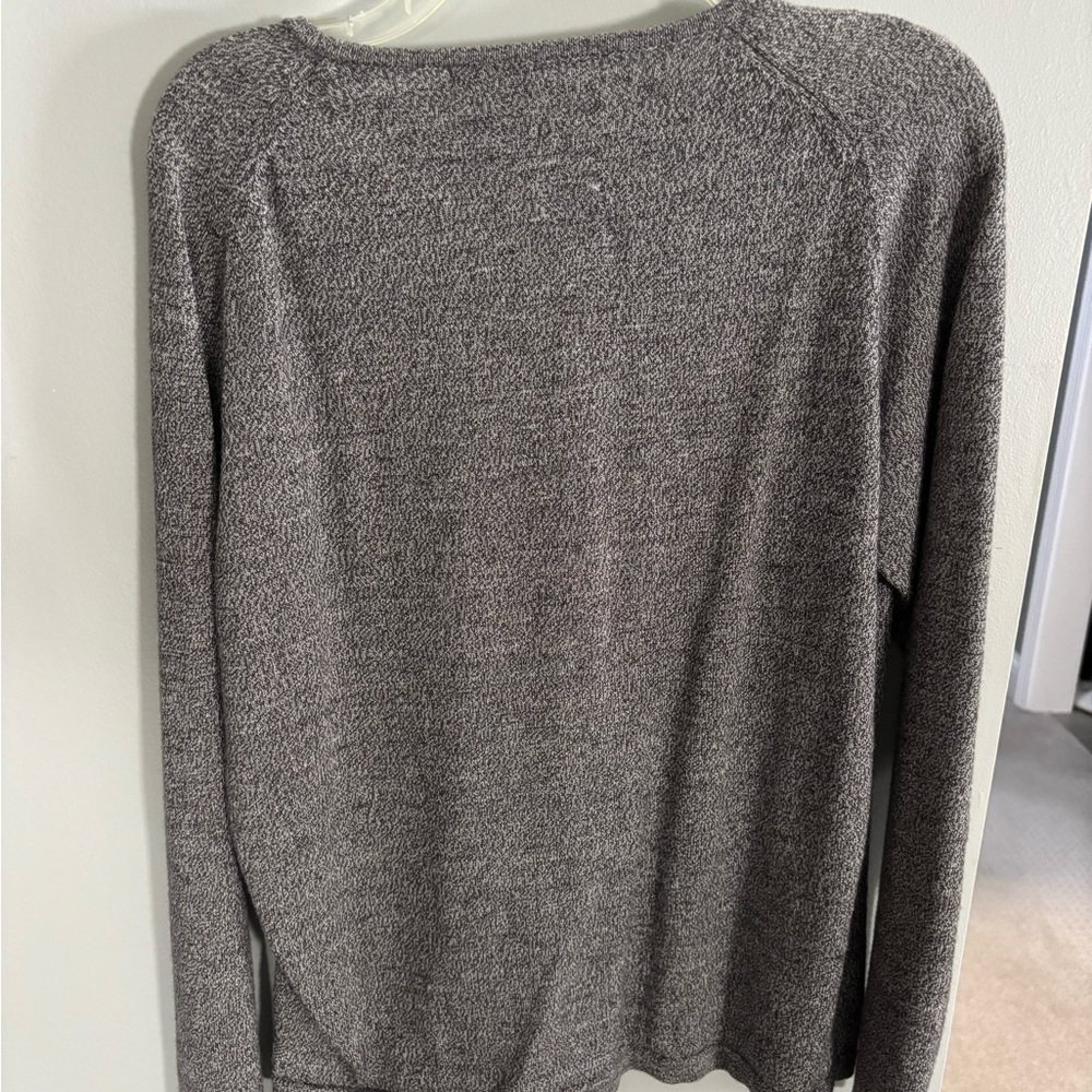 Bloomingdale's Sutton Studio Charcoal Cardigan - Picture 3 of 3